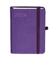 Okładka książki Kalendarz 2024 Rubi A6 fiolet TDW