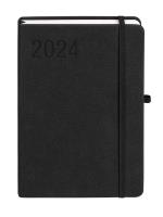 Okładka książki Kalendarz 2024 Sakura A5 czarny DNS