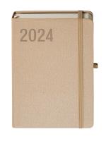 Okładka książki Kalendarz 2024 Sakura A5 szampański DNS