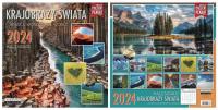 Opakowanie Kalendarz 2024 ścienny Classic Krajobrazy świata