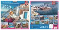 Opakowanie Kalendarz 2024 ścienny Classic Podróże