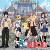 Kalendarz 2024 ścienny Fairy Tail. Wydawca: Studio JG kalendarze. SmakLiter.pl Opakowanie Kalendarz 2024 ścienny Fairy Tail