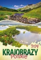 Kalendarz 2024 Ścienny Krajobrazy Polskie. Wydawca: Wydawnictwo Duszpasterstwa Rolników. SmakLiter.pl Opakowanie Kalendarz 2024 Ścienny Krajobrazy Polskie
