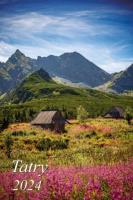 Okładka książki Kalendarz 2024 Ścienny wieloplanszowy Tatry