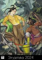 Kalendarz 2024 Stryjeńska A3 pion. Wydawca: Bosz kalendarze. SmakLiter.pl Opakowanie Kalendarz 2024 Stryjeńska A3 pion