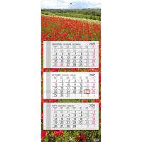 Opakowanie Kalendarz 2024 trójdzielny gł. płaska Maki