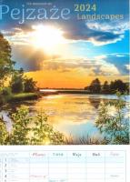 Kalendarz 2024 wieloplanszowy - Pejzaże. Wydawca: Parma Press. SmakLiter.pl Opakowanie Kalendarz 2024 wieloplanszowy - Pejzaże