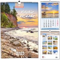 Opakowanie Kalendarz 2025 13 Plansz B3 Polskie pejzaże