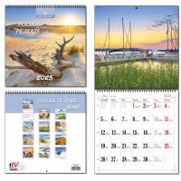 Opakowanie Kalendarz 2025 30x60 13 planszowy Polskie Pejzaże