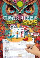 Kalendarz 2025 A3 ścienny Organizer. Autor: Pan Kalendarzyk. SmakLiter.pl Okładka książki Kalendarz 2025 A3 ścienny Organizer