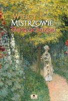 Okładka książki Kalendarz 2025 A3 ścienny Wielcy Mistrzowie ...