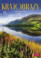 Kalendarz 2025 A4 Ścienny Krajobrazy. Wydawca: O-press. SmakLiter.pl Opakowanie Kalendarz 2025 A4 Ścienny Krajobrazy