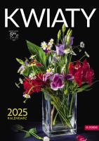 Kalendarz 2025 A4 Ścienny Kwiaty. Wydawca: O-press. SmakLiter.pl Opakowanie Kalendarz 2025 A4 Ścienny Kwiaty