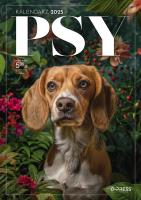Kalendarz 2025 A4 Ścienny Psy. Wydawca: O-press. SmakLiter.pl Opakowanie Kalendarz 2025 A4 Ścienny Psy