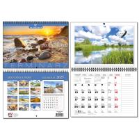 Opakowanie Kalendarz 2025 A4 terminarz 13 plansz PL Zakątki