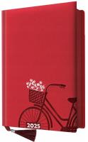 Opakowanie Kalendarz 2025 A5 dzienny kobiecy czerwony