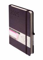 Okładka książki Kalendarz 2025 A5 Rubi DNS brązowy