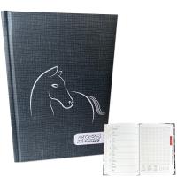 Opakowanie Kalendarz 2025 A5 tygodniowy Koń Czarny