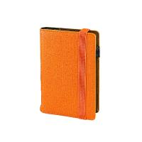 Kalendarz 2025 A6 dzienny na gumkę pomarańczowy KD41B-56. Wydawca: I-DROPS. SmakLiter.pl Opakowanie Kalendarz 2025 A6 dzienny na gumkę pomarańczowy KD41B-56