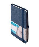 Okładka książki Kalendarz 2025 A6 Sakura TDW granatowy