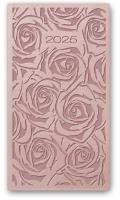 Okładka książki Kalendarz 2025 A6 tyg vivella relief PUDROWY RÓŻ