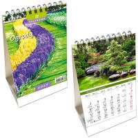 Opakowanie Kalendarz 2025 biurkowy pion Ogrody