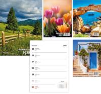 Okładka książki Kalendarz 2025 biurkowy pionowy mix