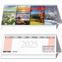 Opakowanie Kalendarz 2025 biurkowy tygodniowy 4 pory roku