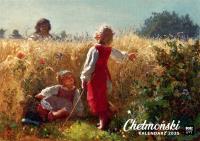 Kalendarz 2025 Chełmoński A3  wzór 1. Wydawca: Bosz kalendarze. SmakLiter.pl Opakowanie Kalendarz 2025 Chełmoński A3  wzór 1