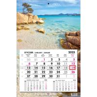 Opakowanie Kalendarz 2025 jednodzielny główka płaska Sardynia