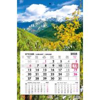 Opakowanie Kalendarz 2025 jednodzielny główka płaska Tatry