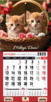 Kalendarz 2025 jednodzielny mini z mag. Kotki. Autor: Pan Kalendarzyk. SmakLiter.pl Okładka książki Kalendarz 2025 jednodzielny mini z mag. Kotki