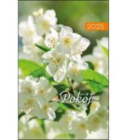 Opakowanie Kalendarz 2025 kieszonkowy Pokój - kwiatek