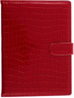 Opakowanie Kalendarz 2025 krokodyl B5 tygodniowy z zapięciem czerwony