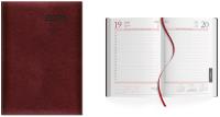 Opakowanie Kalendarz 2025 książkowy A5 dzienny bordowy SK2