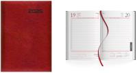 Opakowanie Kalendarz 2025 książkowy A5 dzienny czerwony SK2