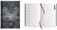 Opakowanie Kalendarz 2025 książkowy A5 tygodniowy kot SK1
