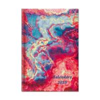 Opakowanie Kalendarz 2025 książkowy B6 dzienny Marmur