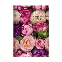 Opakowanie Kalendarz 2025 książkowy B6 dzienny Peonie