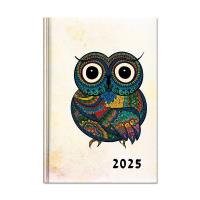 Opakowanie Kalendarz 2025 książkowy B6 dzienny Sowa