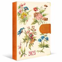 Kalendarz 2025 natura dzienny okładka kwiatki kremowa. Wydawca: Eurograf BIS kalendarze. SmakLiter.pl Opakowanie Kalendarz 2025 natura dzienny okładka kwiatki kremowa