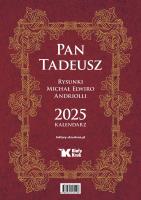Kalendarz 2025 Pan Tadeusz. Autor: Michał Elwiro Andriolli. SmakLiter.pl Okładka książki Kalendarz 2025 Pan Tadeusz