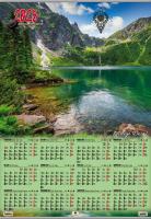 Opakowanie Kalendarz 2025 plakatowy B1 listwowany morskie oko KP-B1 VP.7