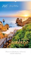 Okładka książki Kalendarz 2025 Reklamowy Słoneczne wakacje