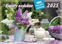 Okładka książki Kalendarz 2025 Rodzinny Kwiatki ozdobne