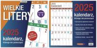 Opakowanie Kalendarz 2025 ścienny Classic Wielkie litery