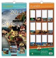 Opakowanie Kalendarz 2025 ścienny planer Podróże