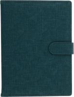 Opakowanie Kalendarz 2025 Sztruks A5 dzienny z zapięciem zielony