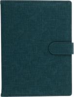 Opakowanie Kalendarz 2025 Sztruks A5 tygodniowy z zapięciem zielony