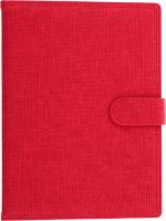 Opakowanie Kalendarz 2025 Sztruks B5 tygodniowy z zapięciem czerwony